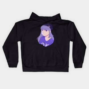 Purple Girl Kids Hoodie